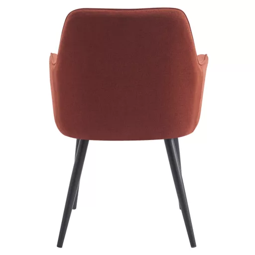 Design fotel, barna/fekete, OSKOR
