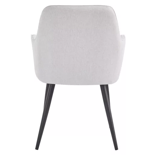 Design fotel, világosszürke/fekete, OSKOR