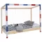 Montessori ágy, természetes/fehér/kék/piros, 90x200, FUTAL