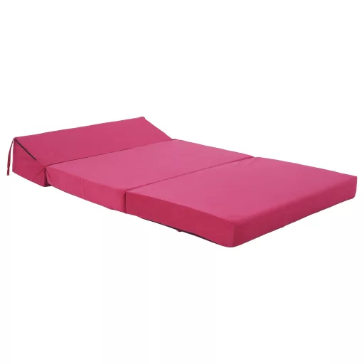 Összecsukható matrac/fotel, 2v1, rózsaszín magenta, VEDIS