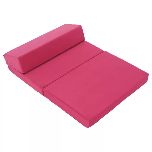 Összecsukható matrac/fotel, 2v1, rózsaszín magenta, VEDIS