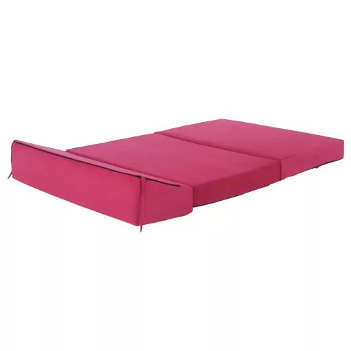 Összecsukható matrac/fotel, 2v1, rózsaszín magenta, VEDIS