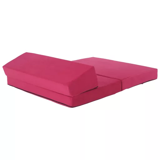 Összecsukható matrac/fotel, 2v1, rózsaszín magenta, VEDIS
