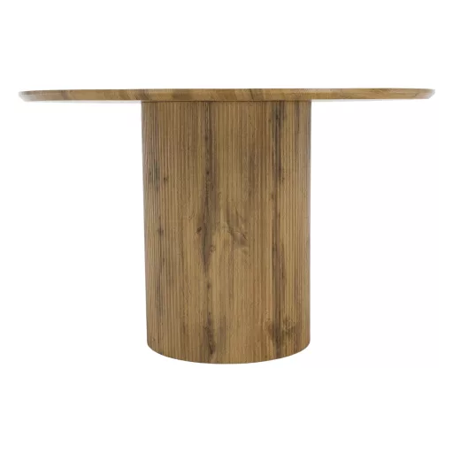 Étkezőasztal, tölgy, átmérő 120 cm, MAHIR TYP 2