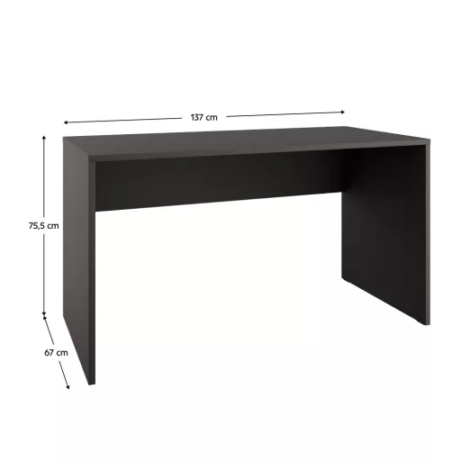 PC asztal, antracit, ADAPO ADP03