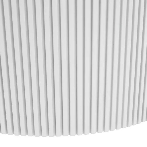 Dohányzóasztal, fehér márvány/MDF, átmérő 80 cm, MAHIR TYP 1