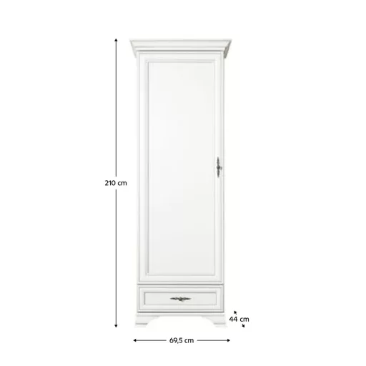 Polcállvány, alpesi fehér, KENTAK REG1D1S