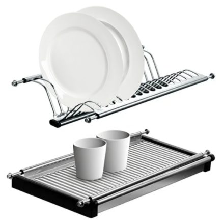 Edényszárító felső szekrénybe, rozsdamentes acél, KAPIO TYP 2