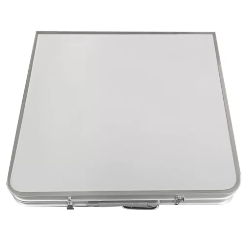 Összecsukható kempingasztal, 120 cm, alumínium/MDF, KEPI TYP 1