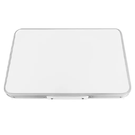 Összecsukható kempingasztal, 60 cm, alumínium/MDF, KEPI TYP 2