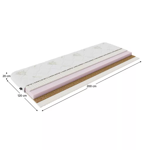 Matrac, habmatrac, 120x200, SILVERHARD NEW