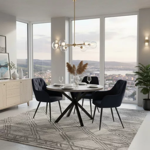 Design fotel, fekete Velvet szövet, VERIO NEW