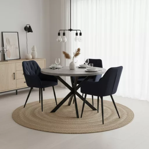 Design fotel, fekete Velvet szövet, VERIO NEW