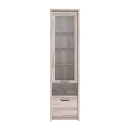 Vitrin 1D1W1S, nairobi gesztenye/onix, JESI NEW