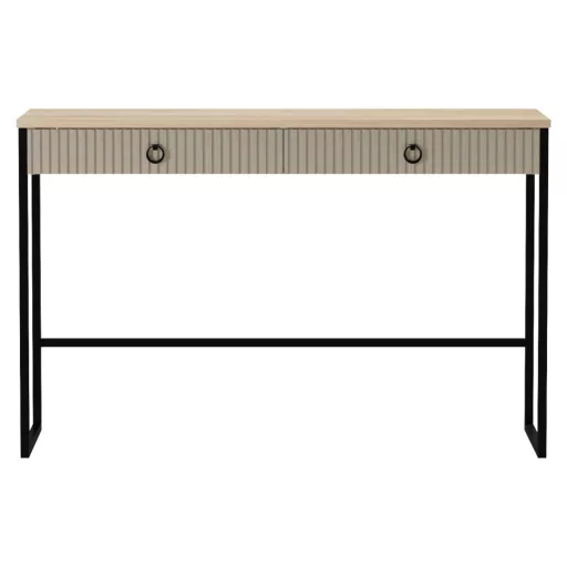 Fésülködőasztal, szürkésbarna Taupe/silverjack tölgy, DOMCA 2S