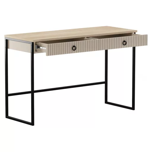 Fésülködőasztal, szürkésbarna Taupe/silverjack tölgy, DOMCA 2S