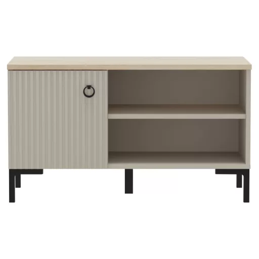 Cipősszekrény, szürkésbarna Taupe/silverjack tölgy, DOMCA 1D