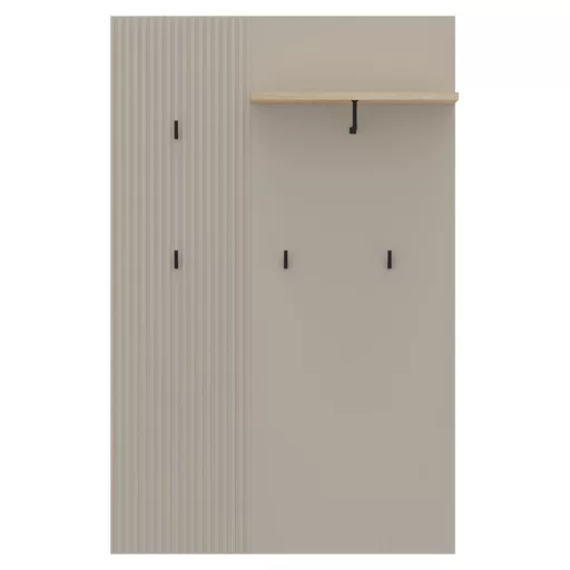 Akasztópanel 85, szürkésbarna Taupe/silverjack tölgy, DOMCA
