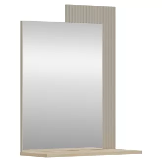 Tükör 65, szürkésbarna Taupe/silverjack tölgy, DOMCA