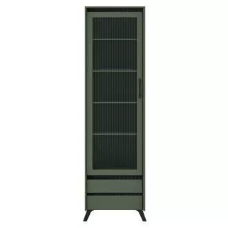 Vitrin, smoke zöld/fekete, LONGY REG1W2S