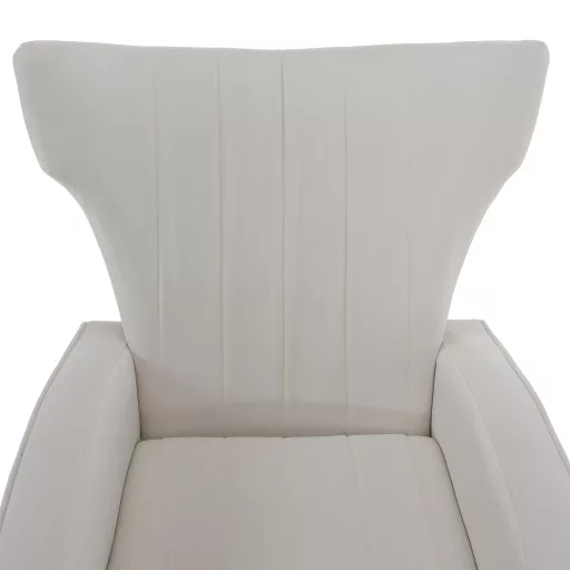 Relaxfotel, bézs Velvet szövet, BARET