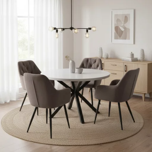 Design fotel, barna Velvet szövet, VERIO NEW