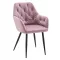 Design fotel, rózsaszín Velvet szövet, VERIO NEW