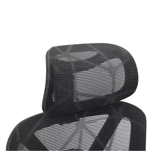 Irodai szék, sötétszürke/fekete, teherbírás 150 kg, VILMER
