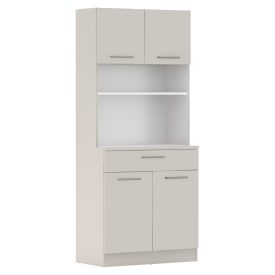 Négyajtós szekrény, kasmír, DOMIS NEW