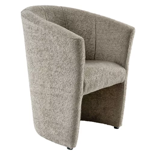 Klub fotel, szürkésbézs Taupe Coral anyag, CUBA