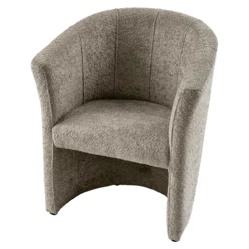 Klub fotel, szürkésbézs Taupe Coral anyag, CUBA