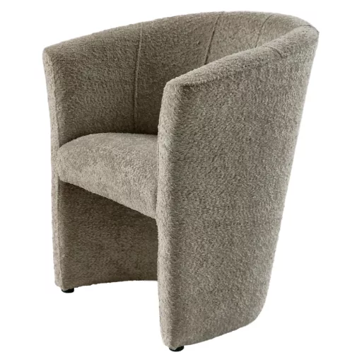 Klub fotel, szürkésbézs Taupe Coral anyag, CUBA