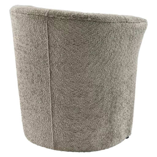 Klub fotel, szürkésbézs Taupe Coral anyag, CUBA